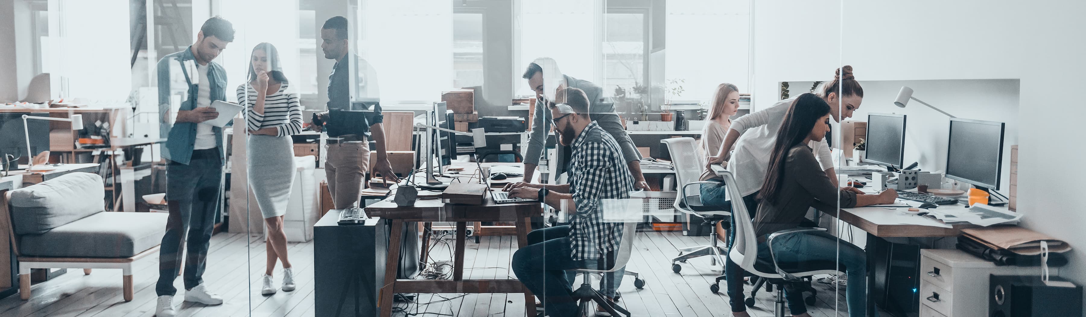 Office with people working