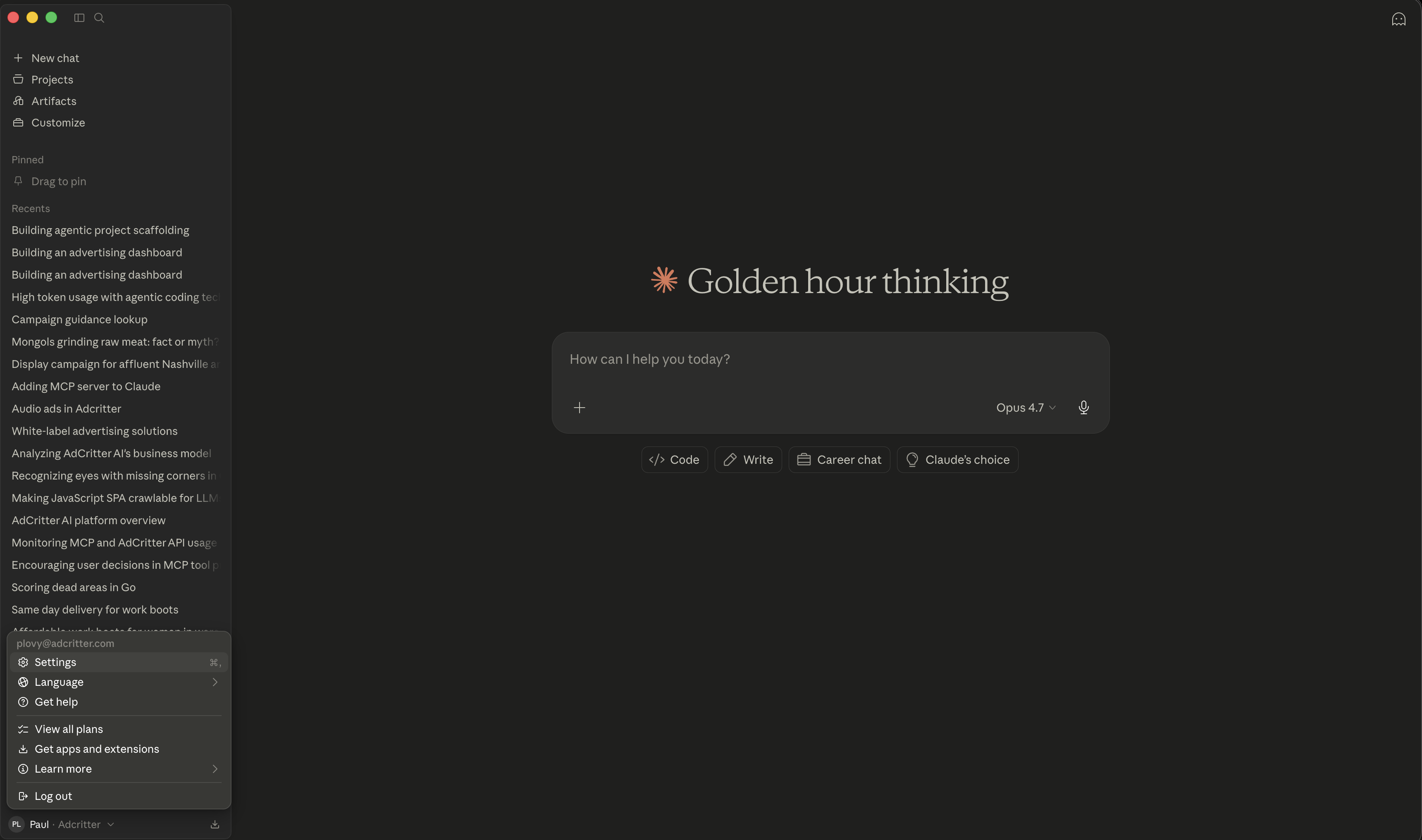 Claude Desktop - Open Settings → Connectors in Claude Desktop.